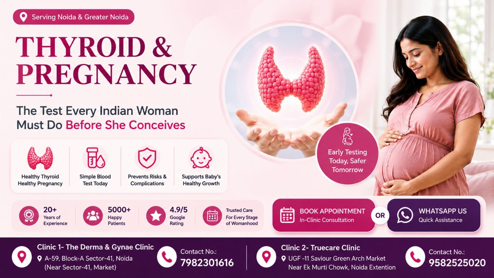 thyroid-in-pregnancy-doctor-Noida-TSH-levels-hypothyroidism-levothyroxine-gynaecologist-Sector-41-Ek-Murti-Chowk-Dr-Pavana